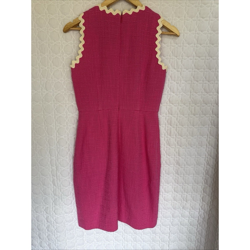 NWT J. Crew Sheathed Tweed Dress Size 0 Sleeveless Preppy Classy‎ Country Club - Picture 4 of 13